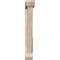 Ekena Millwork Traditional Slat Smooth Bracket w/ Offset Brace, Douglas Fir, 5 1/2"W x 34"D x 40"H BKT0604X34X40TRA06SDF - alternate 4